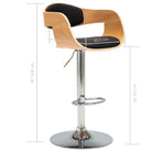 Barkrukken met gebogen hout en levering bevat set van 2 stoelen - Barkrukken