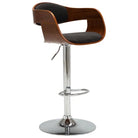 Barkrukken met gebogen hout en levering bevat set van 2 stoelen - Grijs / 1 - Barkrukken