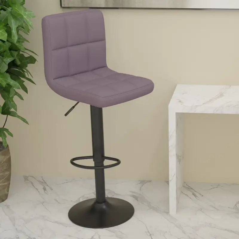 Barkrukken met ingebouwde voetensteun en zacht stof voor optimaal zitcomfort - Taupe / 1 - Barkrukken
