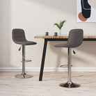 Barkrukken met ingebouwde voetensteun voor extra comfort - Taupe / 2 - Barkrukken
