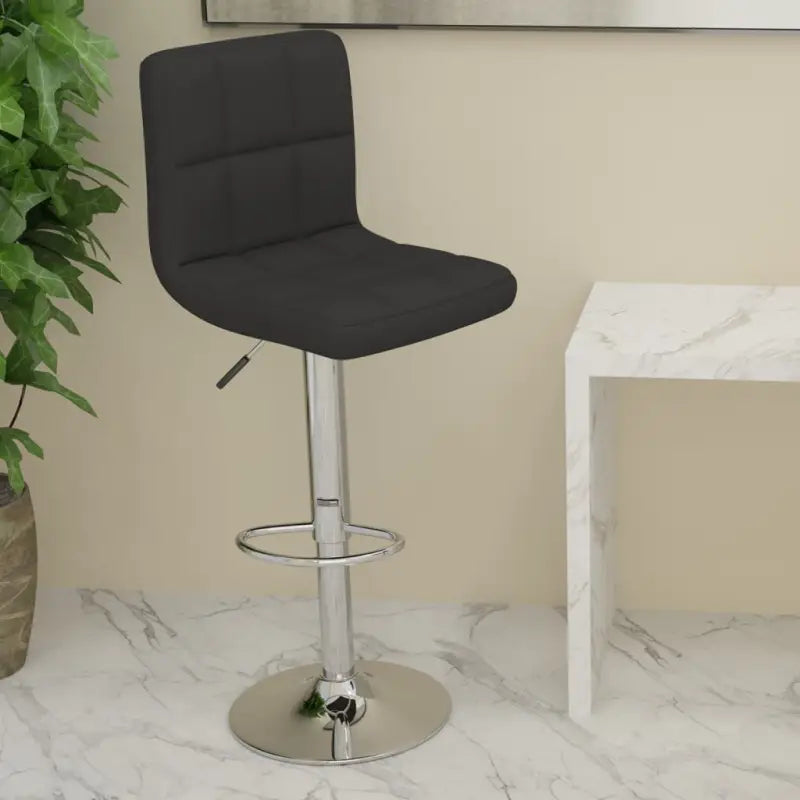 Barkrukken met ingebouwde voetensteun voor extra comfort - Zwart / 1 - Barkrukken