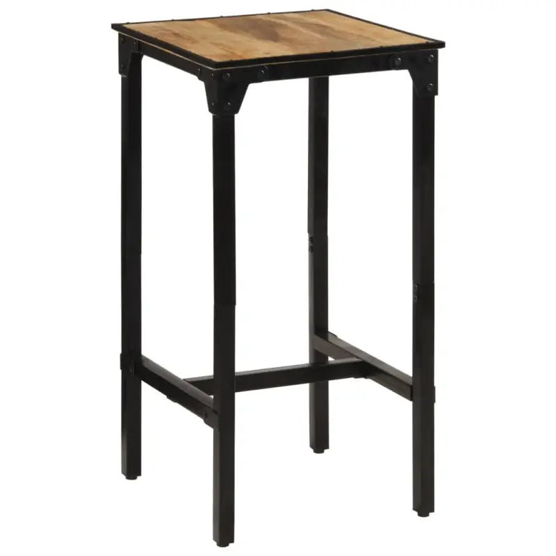 Barkrukken met massief ruw mangohout en ijzeren frame - 60 x 55 x 107 cm / 1 - Barkrukken