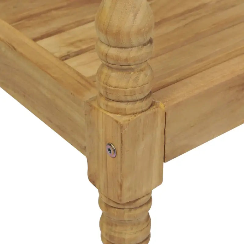 Batavia stoelen van fijn geschuurd teakhout voor in tuin of terras - Tuinstoelen