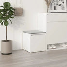 Beckwoord opbergkast met lade in bewerkt hout voor schoenen opbergen - Wit / 1 - Commodes & ladekasten