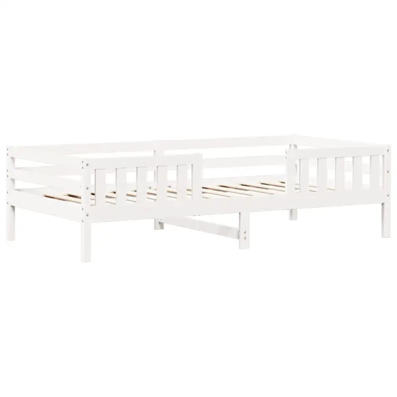 Bed met bankje in massief grenenhout voor een moderne slaapkamer - Bedden & bedframes