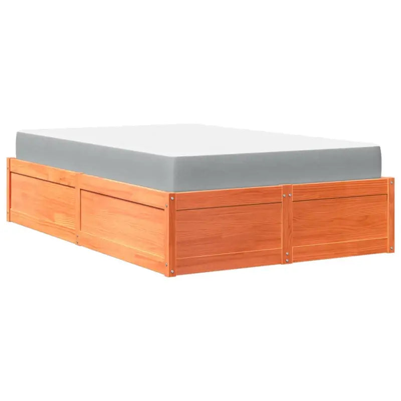 Bed met massief grenenhout met tijdloos en praktisch ontwerp - Bedden & bedframes