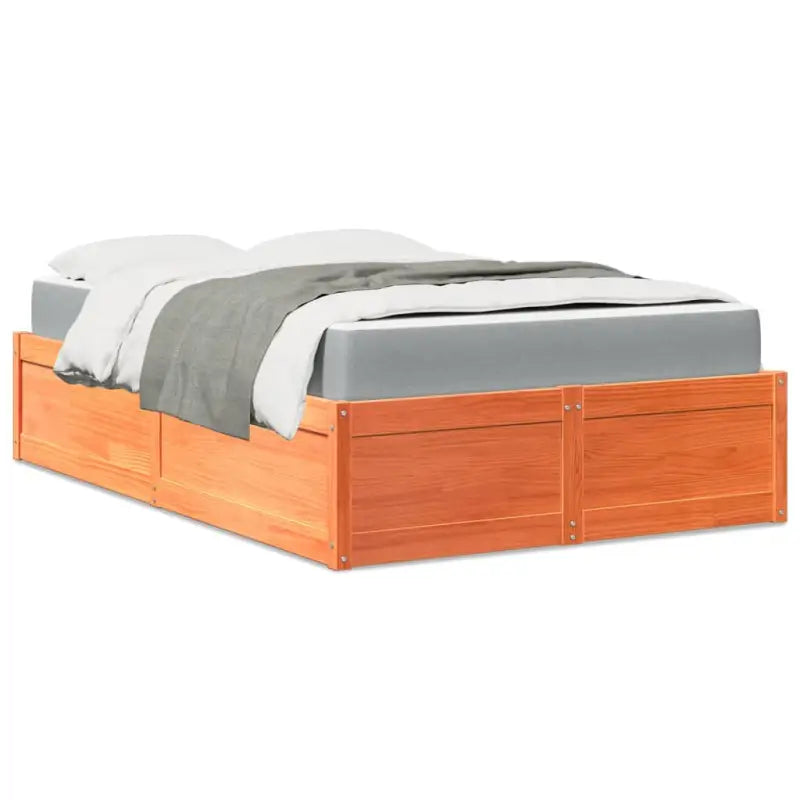 Bed met massief grenenhout met tijdloos en praktisch ontwerp - Bedden & bedframes
