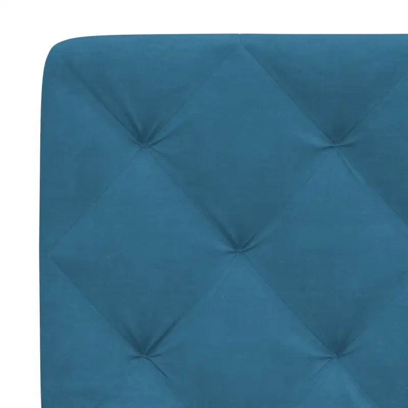 Bed met multiplex lattenbodem en 22d PU-schuim in blauw materiaal - Bedden & bedframes