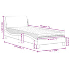 Bed met multiplex lattenbodem en 22D PU-schuim matras voor optimale slaap - Bedden & bedframes