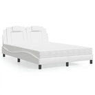 Bed met multiplex lattenbodem en 22d pu-schuim voor optimaal comfort - Wit / 140 x 190 cm - Bedden & bedframes
