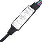 Bed met RGB LED-verlichting en bewerkt hout voor een stabiele nachtrust - Bedden & bedframes