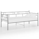 Bedbank voor comfortabel slapen en zitten overdag - Grijs - Bedden & bedframes