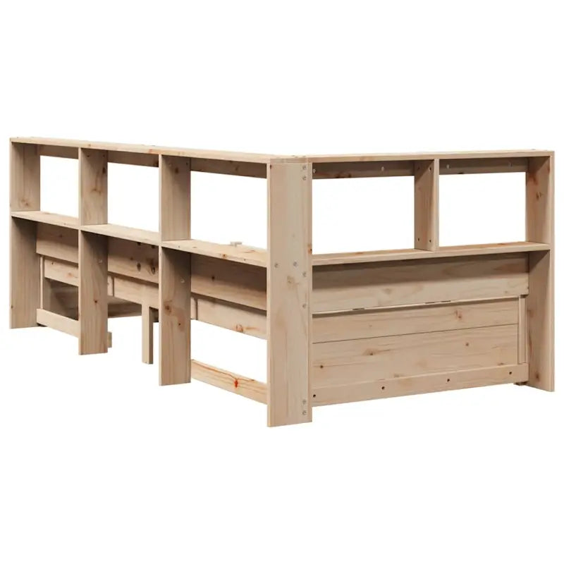 Bedden en bedframes met massief grenenhout en optimale totale afmetingen - Bedden & bedframes
