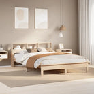 Bedden en bedframes met massief grenenhout voor een goede nachtrust - Naturel / 120 x 200 cm - Bedden & bedframes