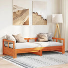 Bedden en bedframes met massief grenenhout voor praktische slaapoplossingen - Wasbruin / 80 x 200 cm / Nee - Bedden &