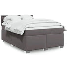 Bedden met grijs materiaal voor optimale nachtrust en duurzame vulling - Grijs / 140 x 200 cm / knoppwn - Bedden &