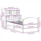 Bedden met massief grenenhout en ruime totale afmetingen - Bedden & bedframes