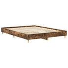 Bedframe in gerookt eiken voor een stabiele en stijlvolle slaapkamer - Bedden & bedframes