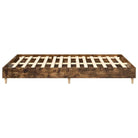 Bedframe in gerookt eiken voor een stabiele en stijlvolle slaapkamer - Bedden & bedframes