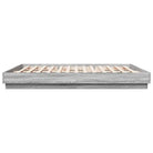 Bedframe in Grijs Sonoma met duurzaam bewerkt hout voor comfortabele nachten - Bedden & bedframes