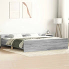 Bedframe in Grijs Sonoma voor een stevige en stabiele nachtrust - Grijs sonoma / 180 x 200 cm - Bedden & bedframes