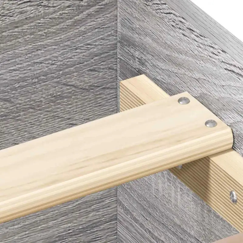 Bedframe in Grijs Sonoma voor een stevige en stabiele nachtrust - Bedden & bedframes