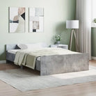 Bedframe in Grijs Sonoma voor een stevige en stabiele nachtrust - Betongrijs / 120 x 190 cm - Bedden & bedframes