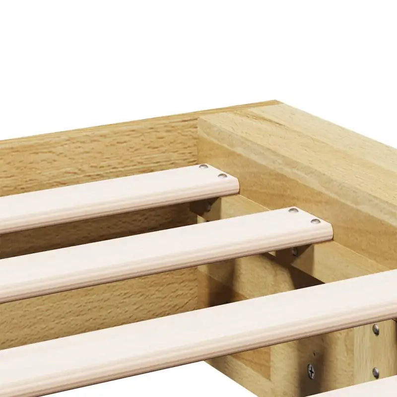 Bedframe in massief eikenhout voor een sterke en duurzame slaapkamer - Bedden & bedframes