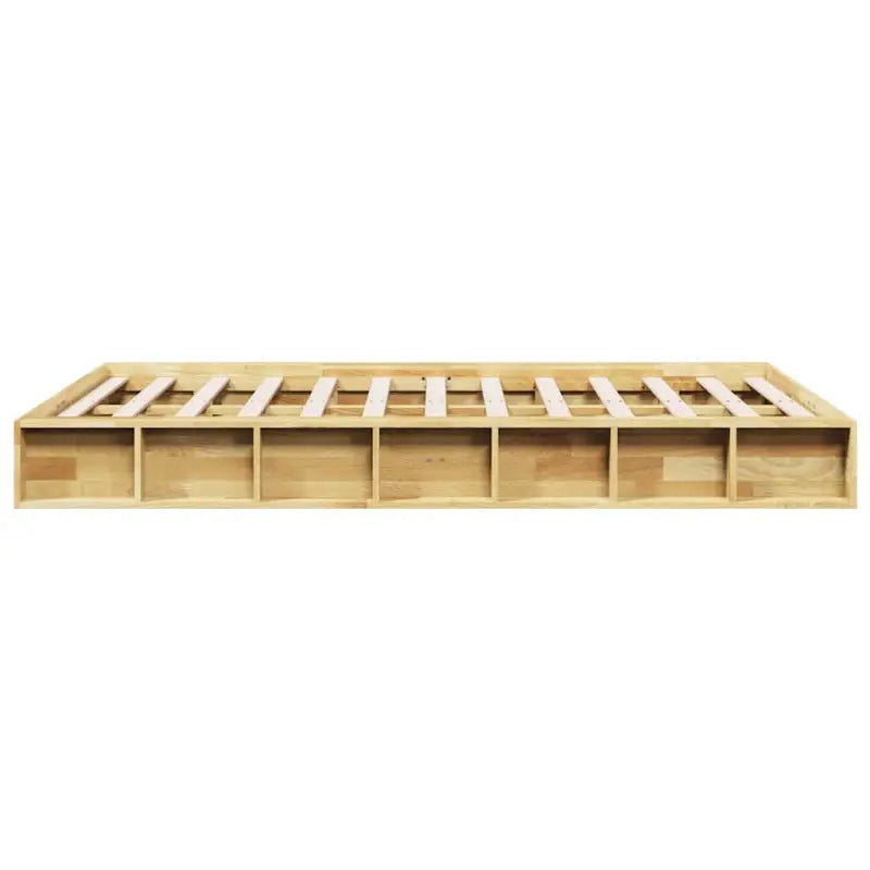 Bedframe in massief eikenhout voor een sterke en duurzame slaapkamer - Bedden & bedframes