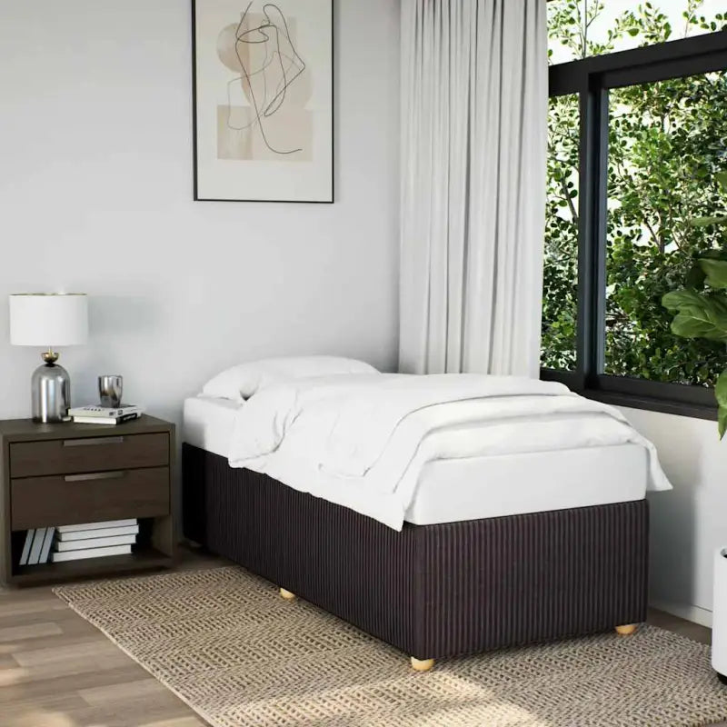 Bedframe met ademend vermogen voor een comfortabele nachtrust - Donkerbruin / 100 x 200 cm - Bedden & bedframes