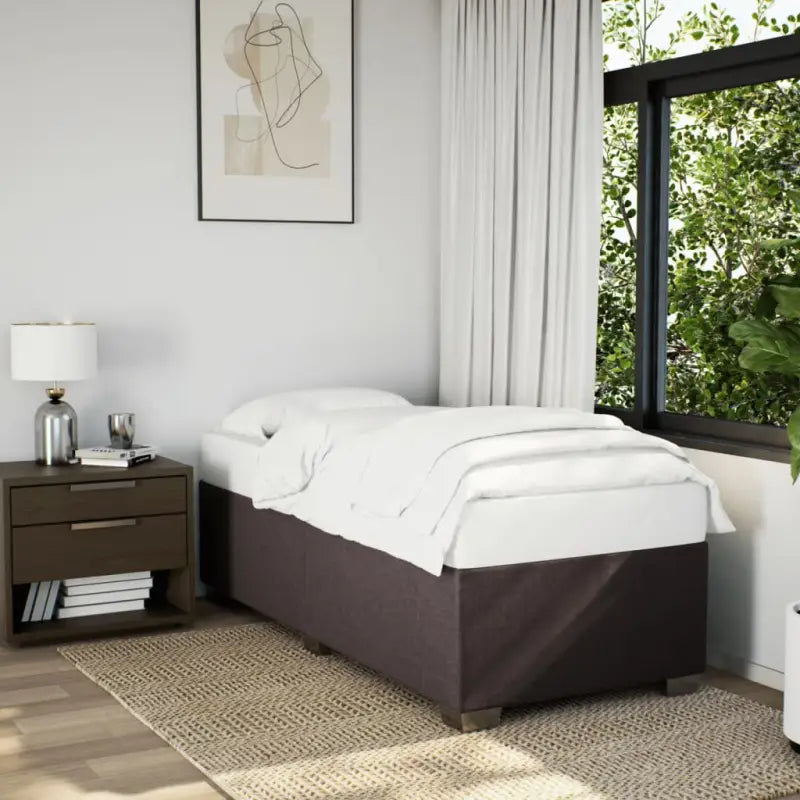 Bedframe met ademend vermogen voor een comfortabele nachtrust - Donkerbruin / 90 x 190 cm - Bedden & bedframes