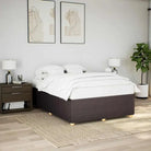 Bedframe met ademend vermogen voor een comfortabele nachtrust - Donkerbruin / 140 x 200 cm - Bedden & bedframes