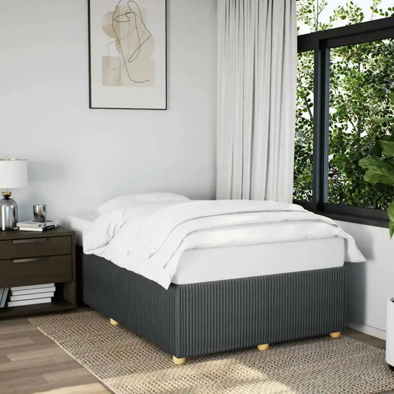 Bedframe met ademend vermogen voor een comfortabele nachtrust - Donkergrijs / 120 x 190 cm - Bedden & bedframes
