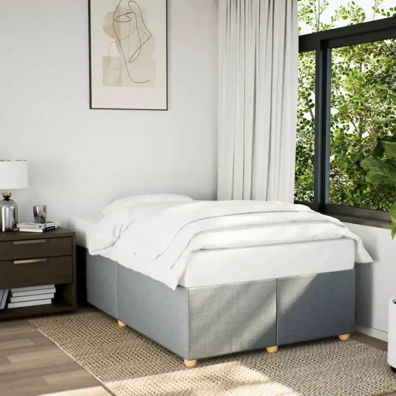 Bedframe met ademend vermogen voor een comfortabele nachtrust - Lichtgrijs / 120 x 200 cm - Bedden & bedframes