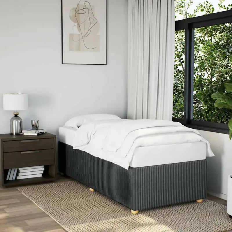 Bedframe met ademend vermogen voor een comfortabele nachtrust - Donkergrijs / 80 x 200 cm - Bedden & bedframes
