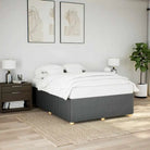 Bedframe met ademend vermogen voor een comfortabele nachtrust - Donkergrijs / 140 x 190 cm - Bedden & bedframes