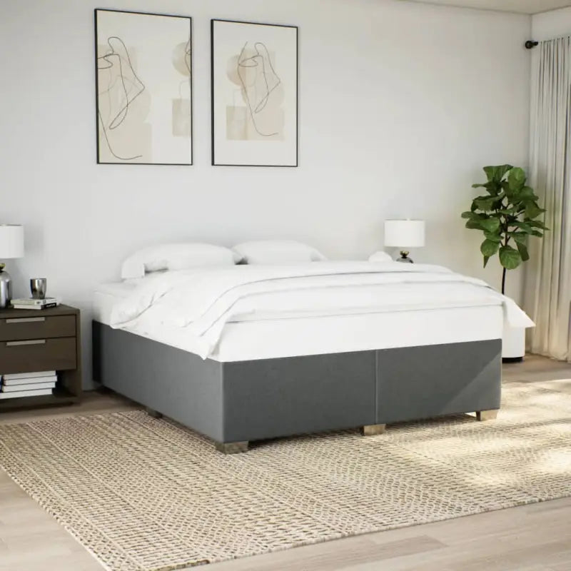 Bedframe met ademend vermogen voor een comfortabele nachtrust - Donkergrijs / 180 x 200 cm - Bedden & bedframes