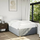 Bedframe met ademend vermogen voor een comfortabele nachtrust - Lichtgrijs / 120 x 200 cm - Bedden & bedframes