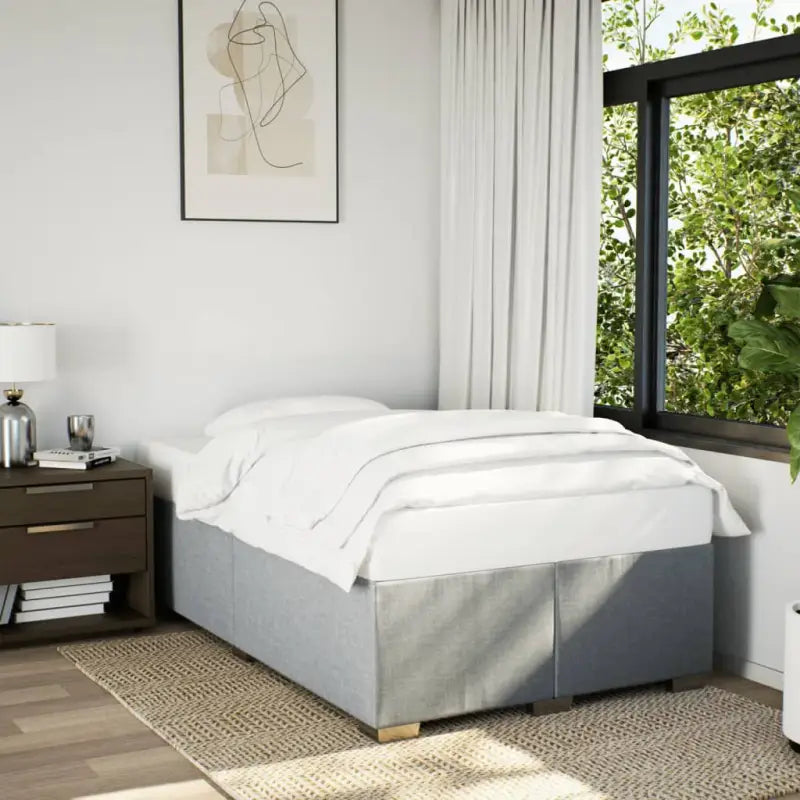 Bedframe met ademend vermogen voor een comfortabele nachtrust - Lichtgrijs / 120 x 200 cm - Bedden & bedframes