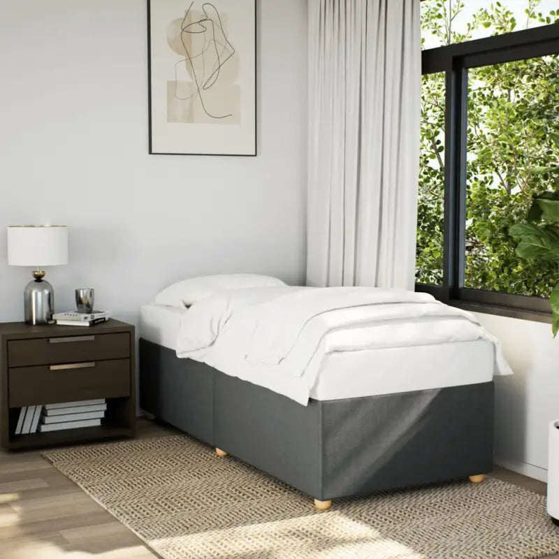 Bedframe met ademend vermogen voor een comfortabele nachtrust - Donkergrijs / 90 x 190 cm - Bedden & bedframes