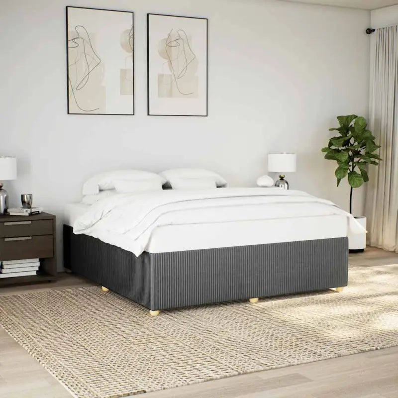 Bedframe met ademend vermogen voor een comfortabele nachtrust - Donkergrijs / 180 x 200 cm - Bedden & bedframes