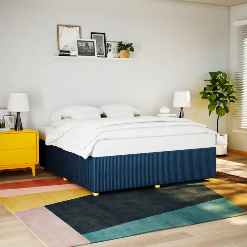 Bedframe met ademend vermogen voor een comfortabele nachtrust - Blauw / 180 x 200 cm - Bedden & bedframes