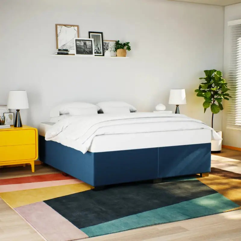 Bedframe met ademend vermogen voor een comfortabele nachtrust - Blauw / 200 x 200 cm - Bedden & bedframes