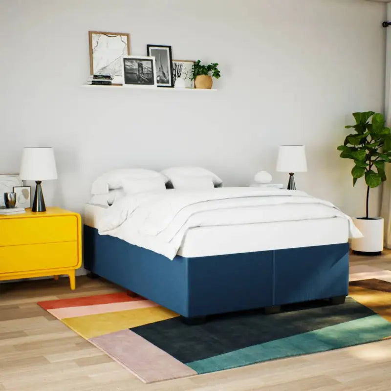 Bedframe met ademend vermogen voor een comfortabele nachtrust - Blauw / 140 x 190 cm - Bedden & bedframes