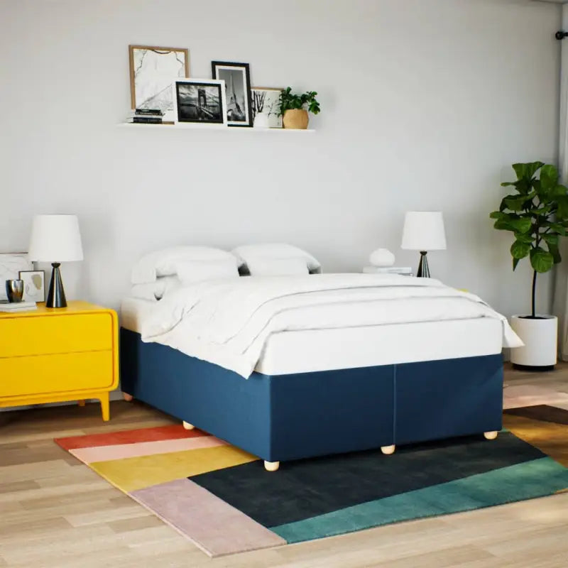 Bedframe met ademend vermogen voor een comfortabele nachtrust - Blauw / 160 x 200 cm - Bedden & bedframes