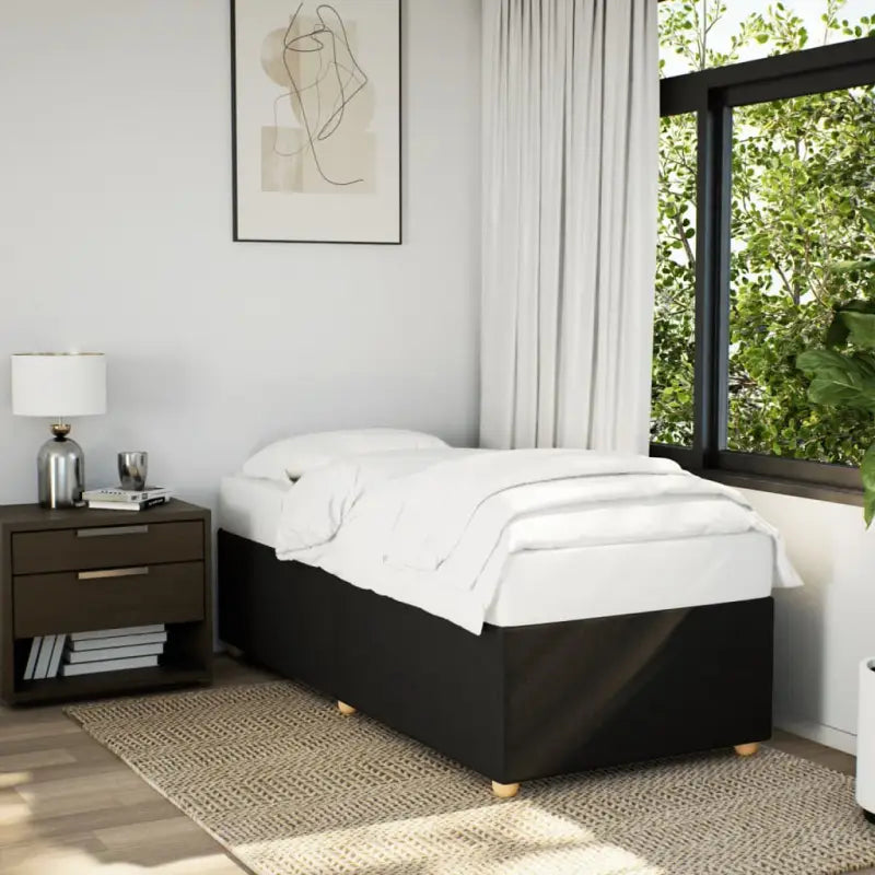 Bedframe met ademend vermogen voor een comfortabele nachtrust - Zwart / 90 x 200 cm - Bedden & bedframes