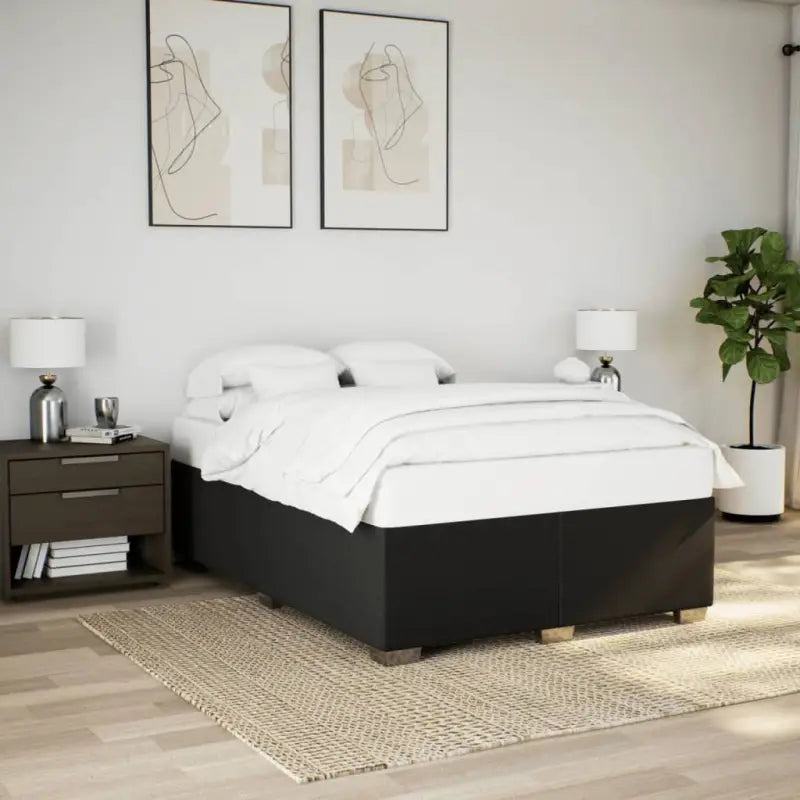 Bedframe met ademend vermogen voor een comfortabele nachtrust - Zwart / 140 x 190 cm - Bedden & bedframes