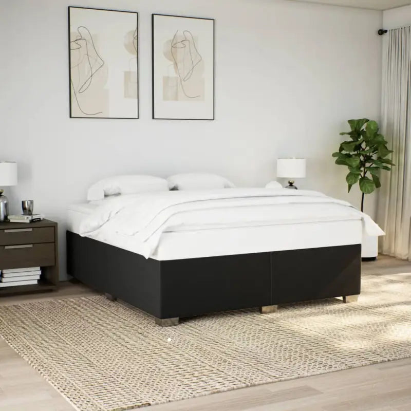Bedframe met ademend vermogen voor een comfortabele nachtrust - Zwart / 180 x 200 cm - Bedden & bedframes
