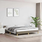 Bedframe met hoofdeinde en multiplex lattenbodem voor comfortabele nachtrust - Taupe / 180 x 200 cm - Bedden & bedframes