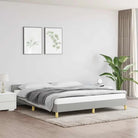 Bedframe met hoofdeinde en multiplex lattenbodem voor comfortabele nachtrust - Lichtgrijs / 180 x 200 cm - Bedden &